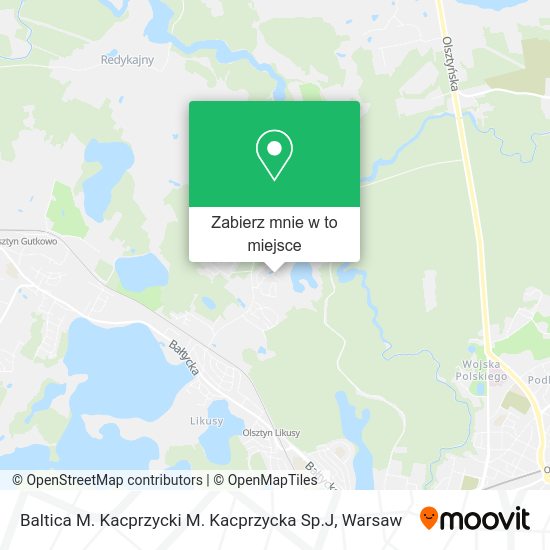 Mapa Baltica M. Kacprzycki M. Kacprzycka Sp.J