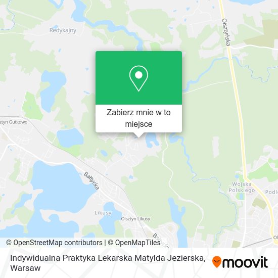 Mapa Indywidualna Praktyka Lekarska Matylda Jezierska