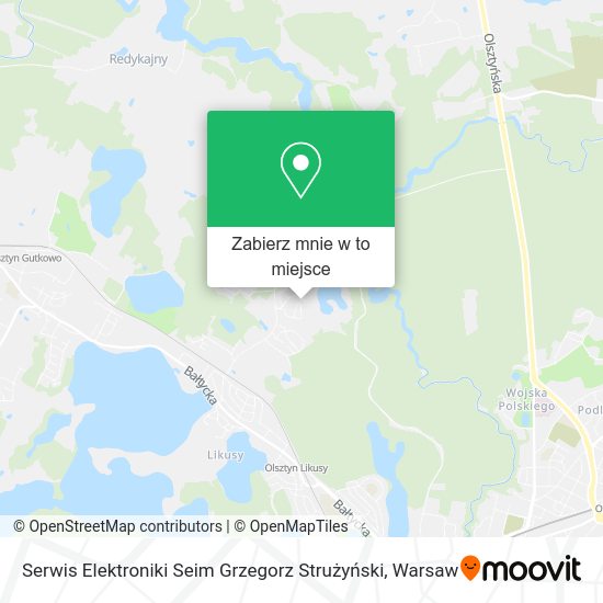 Mapa Serwis Elektroniki Seim Grzegorz Strużyński