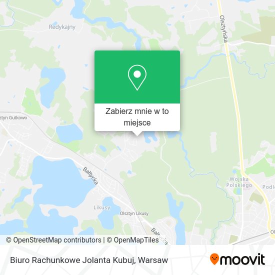 Mapa Biuro Rachunkowe Jolanta Kubuj