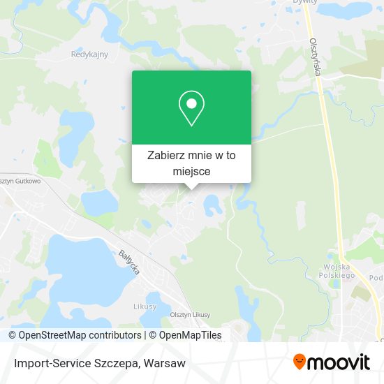 Mapa Import-Service Szczepa