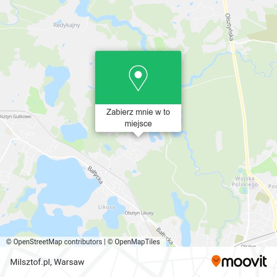 Mapa Milsztof.pl