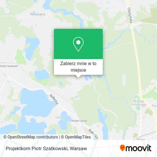 Mapa Projektkom Piotr Szatkowski