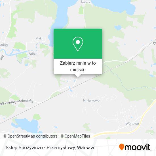 Mapa Sklep Spożywczo - Przemysłowy