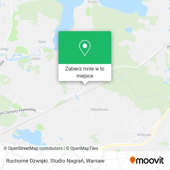 Mapa Ruchome Dzwięki. Studio Nagrań