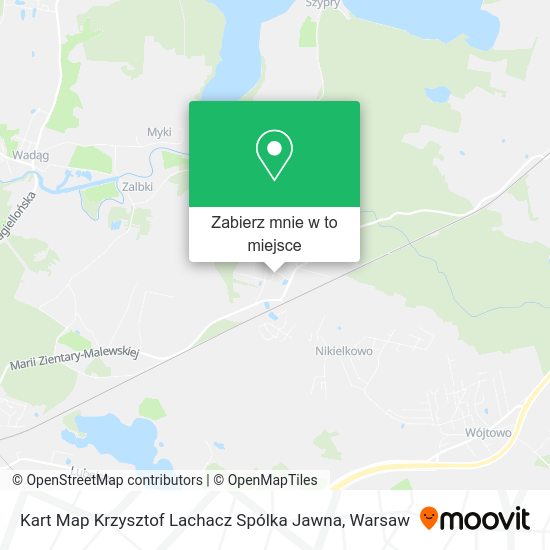 Mapa Kart Map Krzysztof Lachacz Spólka Jawna