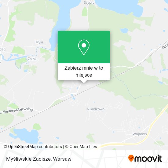 Mapa Myśliwskie Zacisze