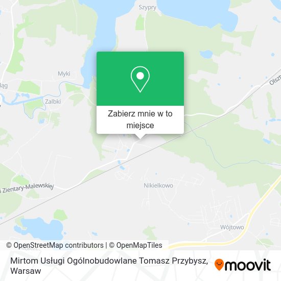 Mapa Mirtom Usługi Ogólnobudowlane Tomasz Przybysz