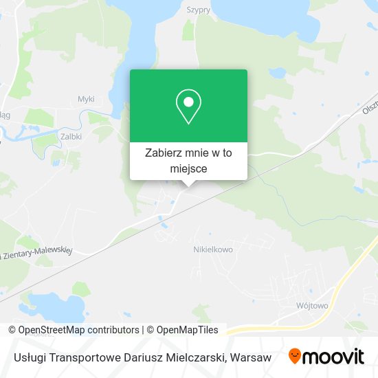 Mapa Usługi Transportowe Dariusz Mielczarski