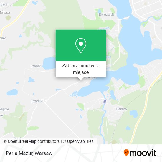 Mapa Perła Mazur