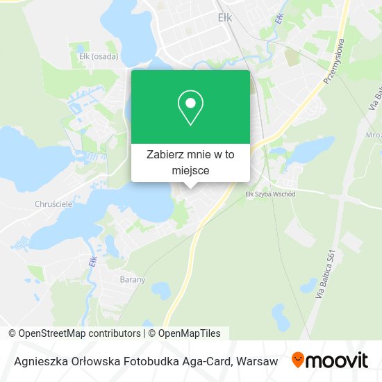 Mapa Agnieszka Orłowska Fotobudka Aga-Card