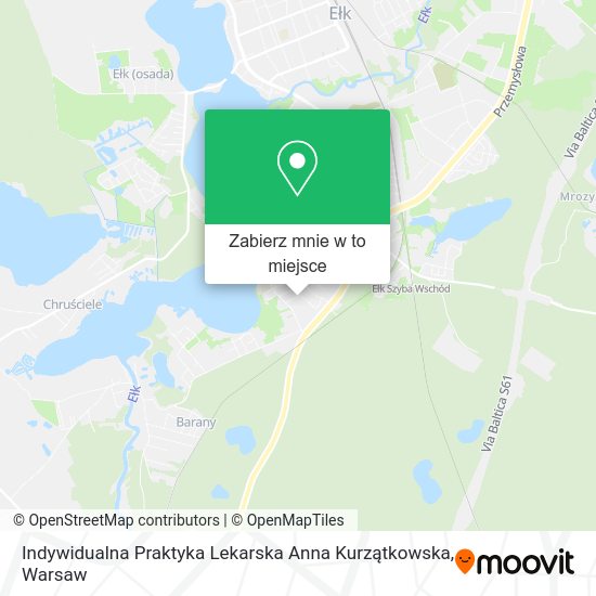 Mapa Indywidualna Praktyka Lekarska Anna Kurzątkowska