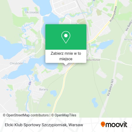 Mapa Ełcki Klub Sportowy Szczypiorniak