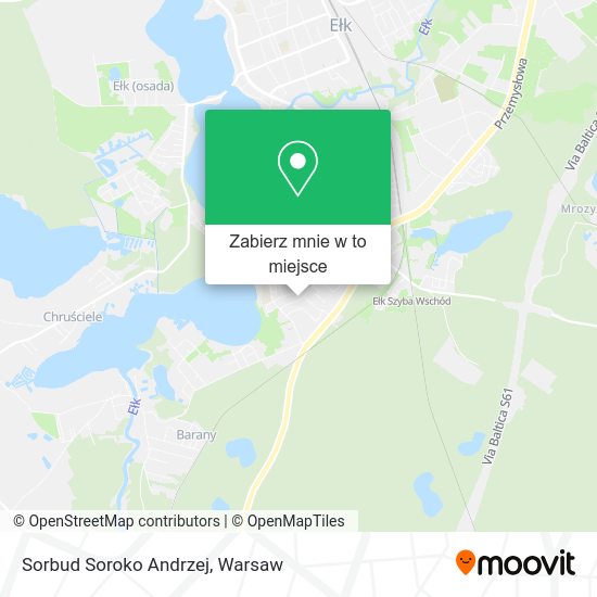 Mapa Sorbud Soroko Andrzej