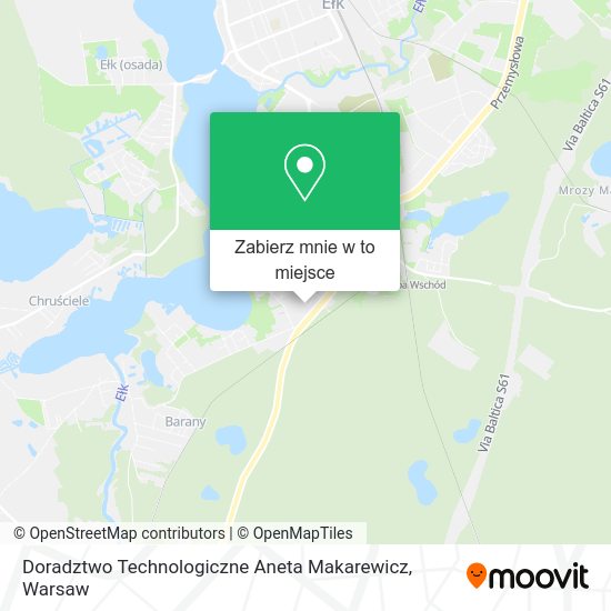 Mapa Doradztwo Technologiczne Aneta Makarewicz