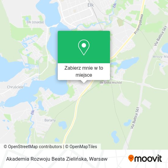 Mapa Akademia Rozwoju Beata Zielińska