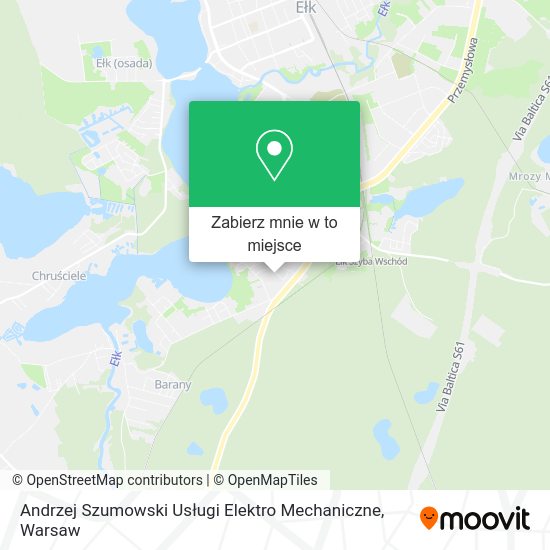 Mapa Andrzej Szumowski Usługi Elektro Mechaniczne