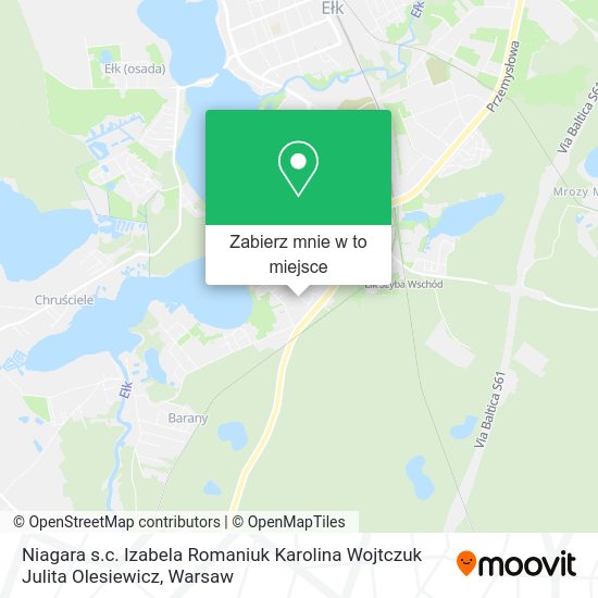 Mapa Niagara s.c. Izabela Romaniuk Karolina Wojtczuk Julita Olesiewicz