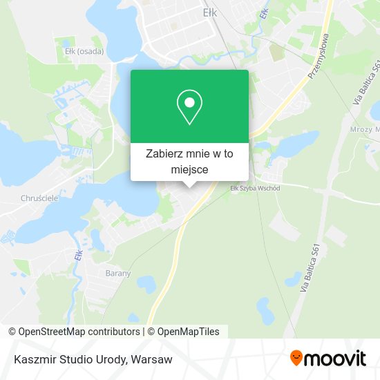 Mapa Kaszmir Studio Urody