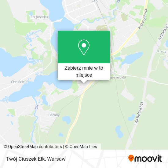 Mapa Twój Ciuszek Ełk