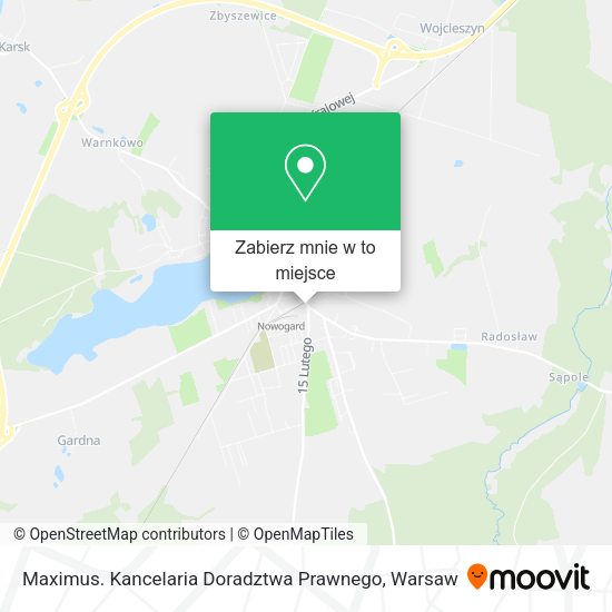 Mapa Maximus. Kancelaria Doradztwa Prawnego