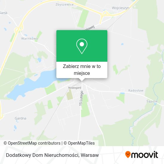 Mapa Dodatkowy Dom Nieruchomości