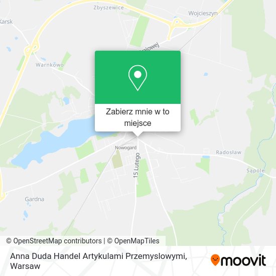 Mapa Anna Duda Handel Artykulami Przemyslowymi