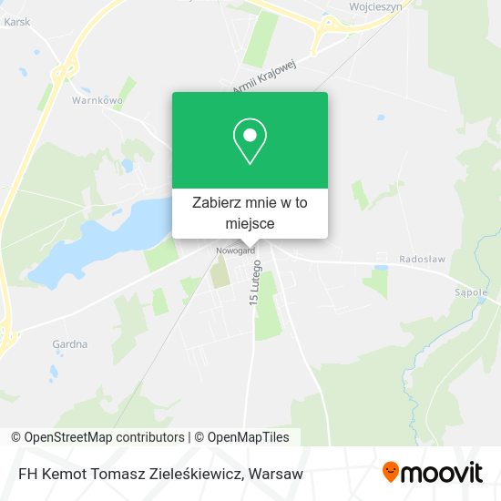 Mapa FH Kemot Tomasz Zieleśkiewicz