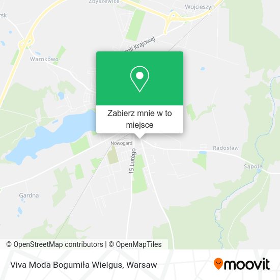 Mapa Viva Moda Bogumiła Wielgus