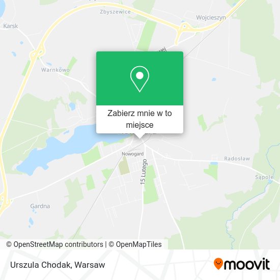 Mapa Urszula Chodak