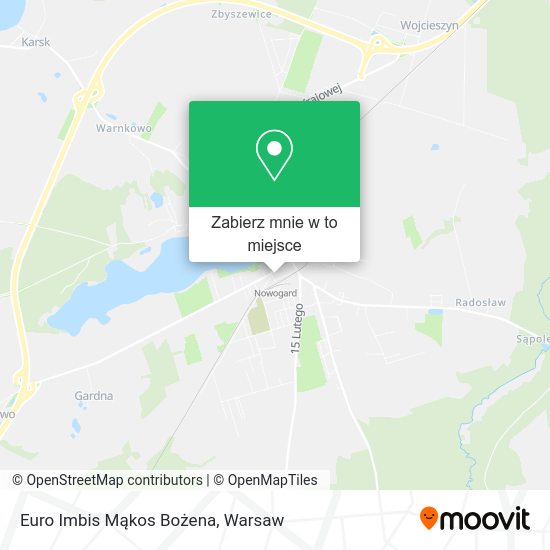 Mapa Euro Imbis Mąkos Bożena