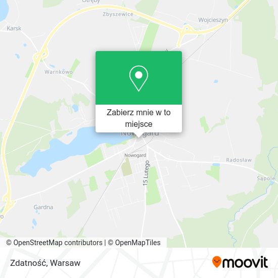 Mapa Zdatność