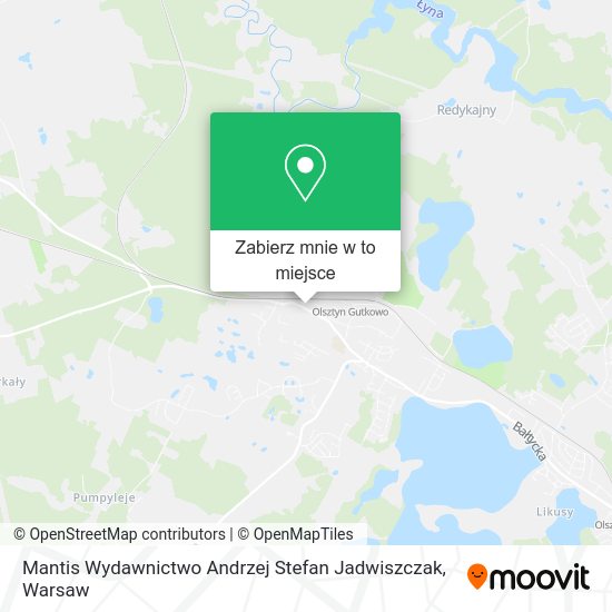 Mapa Mantis Wydawnictwo Andrzej Stefan Jadwiszczak