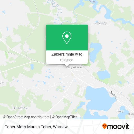 Mapa Tober Moto Marcin Tober