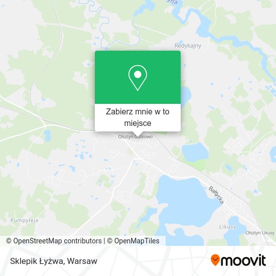 Mapa Sklepik Łyżwa