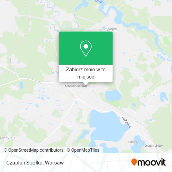 Mapa Czapla i Spółka