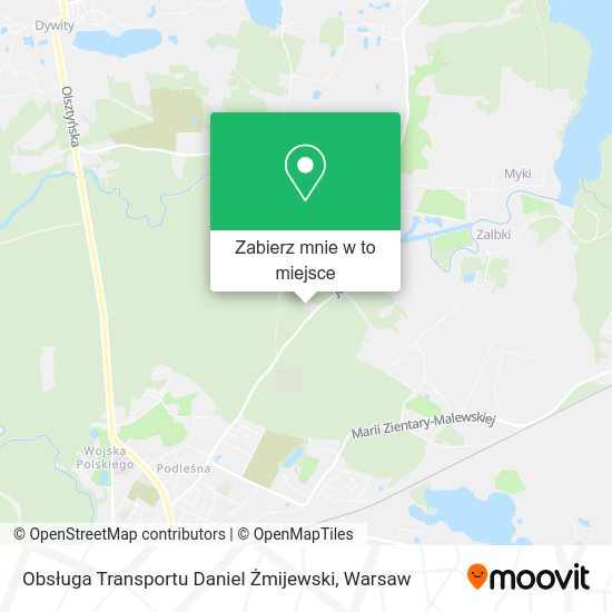 Mapa Obsługa Transportu Daniel Żmijewski