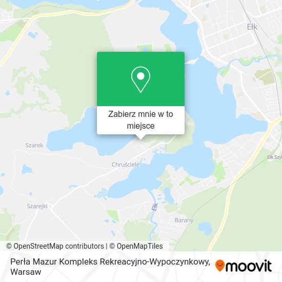 Mapa Perła Mazur Kompleks Rekreacyjno-Wypoczynkowy