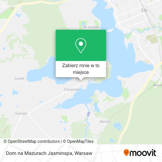 Mapa Dom na Mazurach Jasminspa