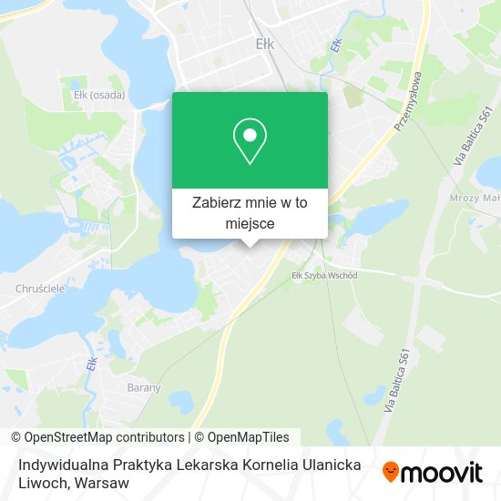 Mapa Indywidualna Praktyka Lekarska Kornelia Ulanicka Liwoch