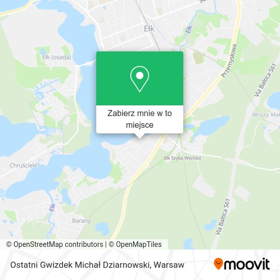 Mapa Ostatni Gwizdek Michał Dziarnowski