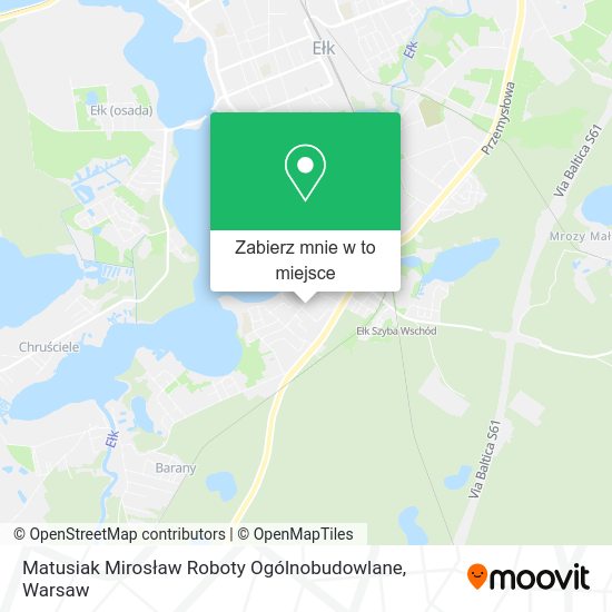 Mapa Matusiak Mirosław Roboty Ogólnobudowlane