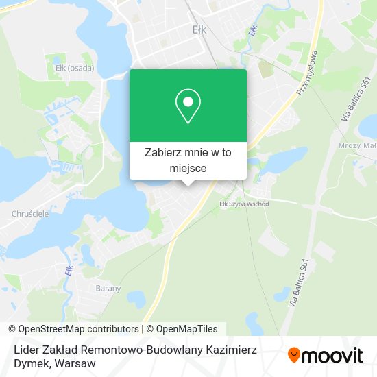 Mapa Lider Zakład Remontowo-Budowlany Kazimierz Dymek