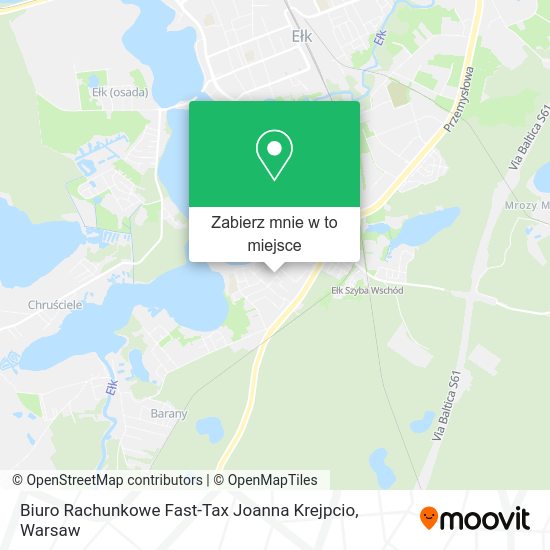 Mapa Biuro Rachunkowe Fast-Tax Joanna Krejpcio