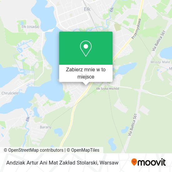 Mapa Andziak Artur Ani Mat Zakład Stolarski