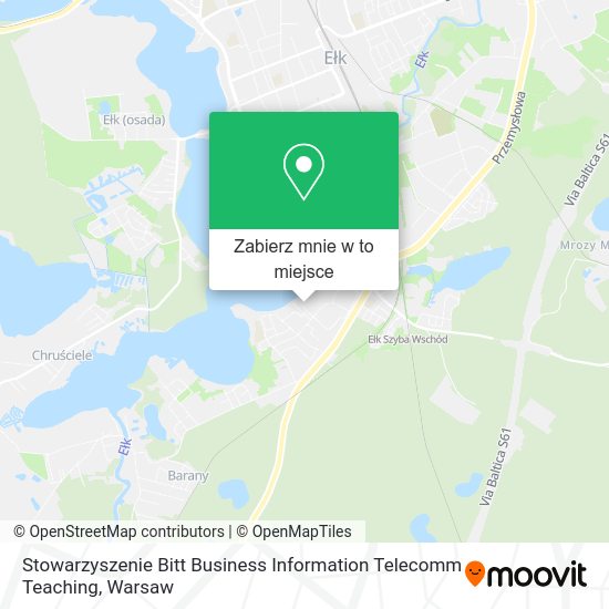 Mapa Stowarzyszenie Bitt Business Information Telecomm Teaching