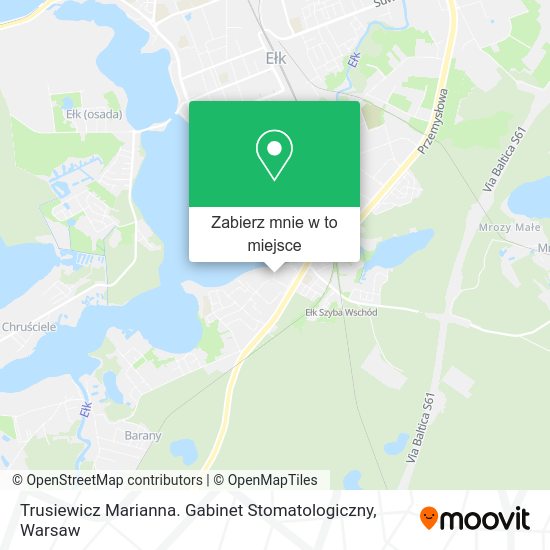 Mapa Trusiewicz Marianna. Gabinet Stomatologiczny