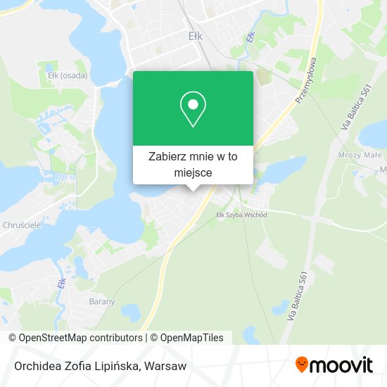 Mapa Orchidea Zofia Lipińska