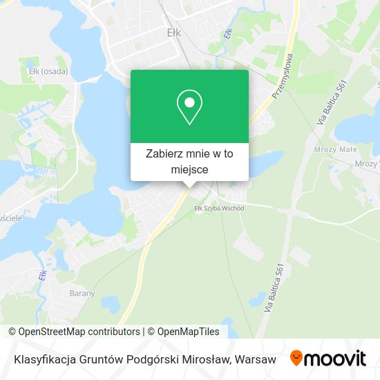 Mapa Klasyfikacja Gruntów Podgórski Mirosław