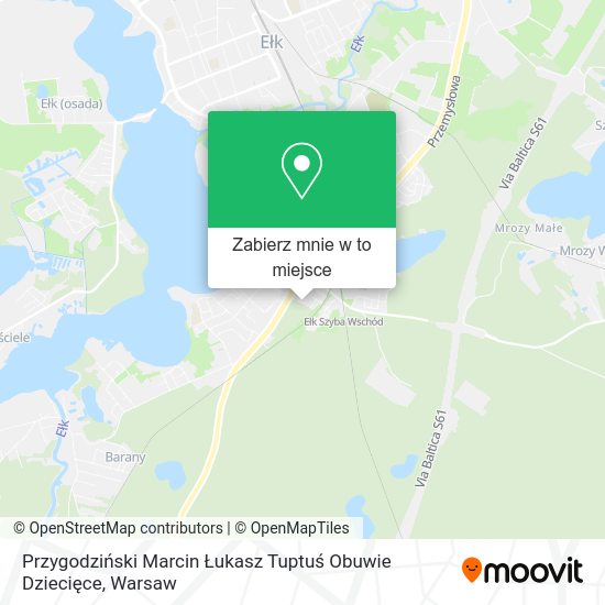 Mapa Przygodziński Marcin Łukasz Tuptuś Obuwie Dziecięce